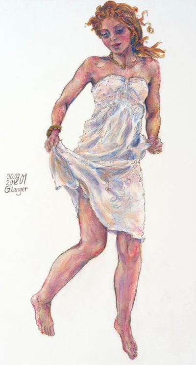 Retrato de una mujer, Despertar de primavera de Gunter Langer