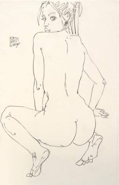 Desnudo femenino, Mar abierto de Gunter Langer