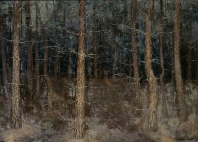 Caminos místicos": escena del bosque de Gust van de Wall Perné