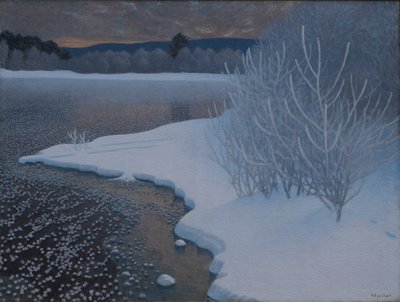 Escarcha sobre hielo de Gustaf Edolf Fjaestad