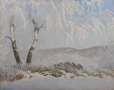 Escarcha blanca al sol de Gustaf Fjæstad