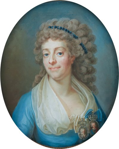 Retrato de Hedvig Katarina Piper de Gustaf Lundberg