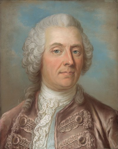 Retrato del Barón Johan Vilhelm Sprengtporten 1720-1795 de Gustaf Lundberg