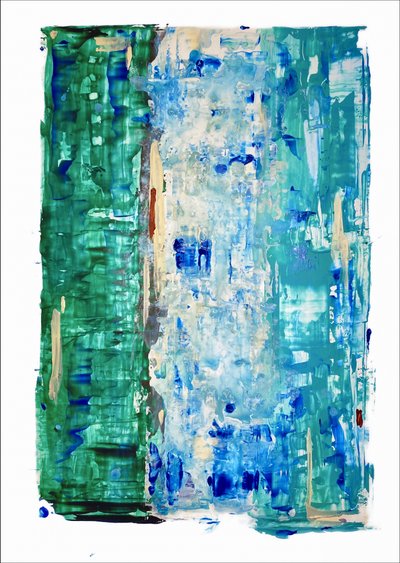 Colores oceánicos modernos: abstracto de Gustaf Tidholm