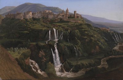 Vista de Tívoli en Italia de Gustaf Wilhelm Palm