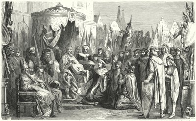 Investidura de Federico I como Margrave de Brandeburgo de Gustav Bartsch