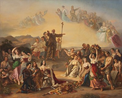 San Severino bendice el país de Austria de Gustav Dittenberger