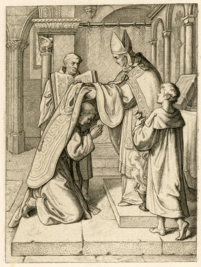 Martín Lutero es ordenado sacerdote de Gustav Ferdinand Leopold Konig