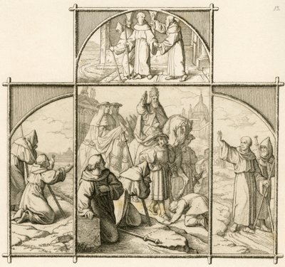 El viaje de Martin Luthers a Roma en 1510. Estaba feliz de ver Roma pero horrorizado por la magnificencia y la depravación de Gustav Ferdinand Leopold Konig