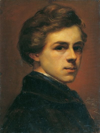 Auto retrato de Gustav Gaul