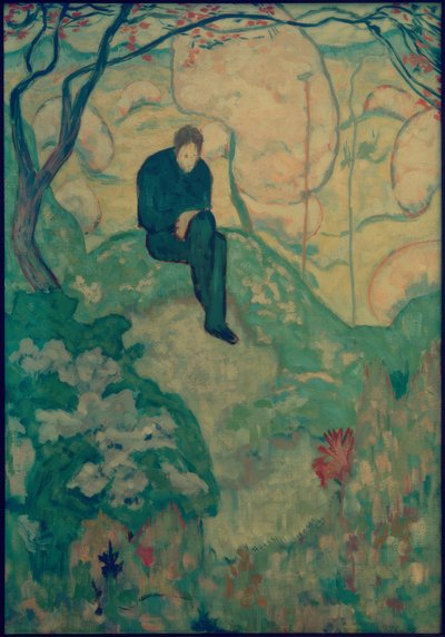 Joven en paisaje de Gustav Gildemeister