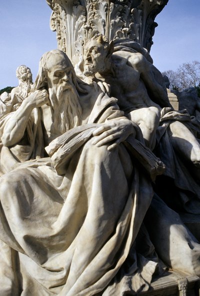 Monumento a Goethe en el parque que rodea la Villa Borghese (detalle) de Gustav Heinrich Eberlein