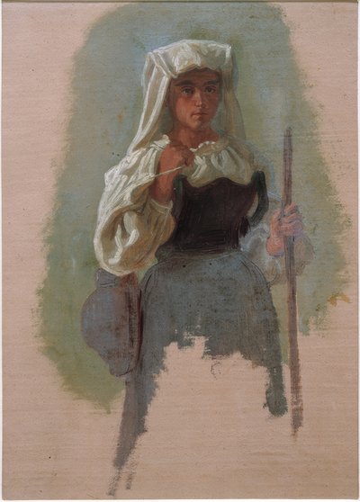 Italiana con bastón de Gustav Jakob Canton