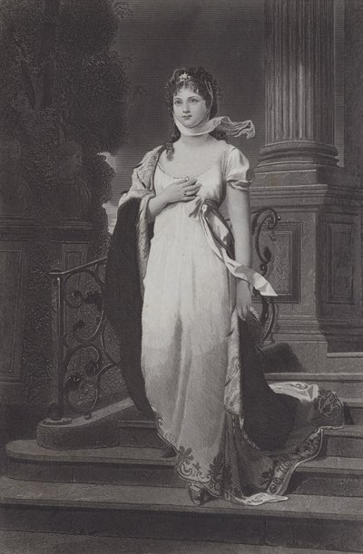 Luisa, Reina Consorte del Rey Federico Guillermo III de Prusia de Gustav Karl Ludwig Richter