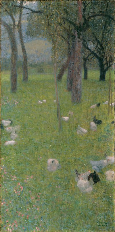 Después de la lluvia de Gustav Klimt