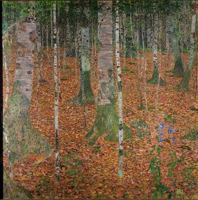 Bosque de abedules de Gustav Klimt