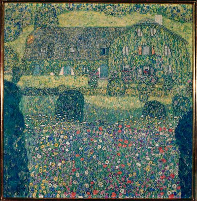 Casa de campo en el lago Attersee (Landhaus am Attersee), Alta Austria de Gustav Klimt