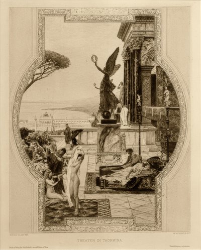 El teatro antiguo en Taormina de Gustav Klimt