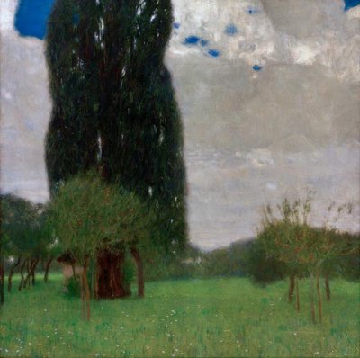 El gran álamo I de Gustav Klimt