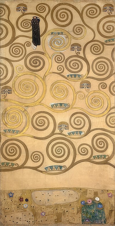 Diseño para el Friso Stoclet (detalle) de Gustav Klimt