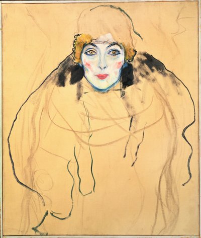 Cabeza de mujer de Gustav Klimt