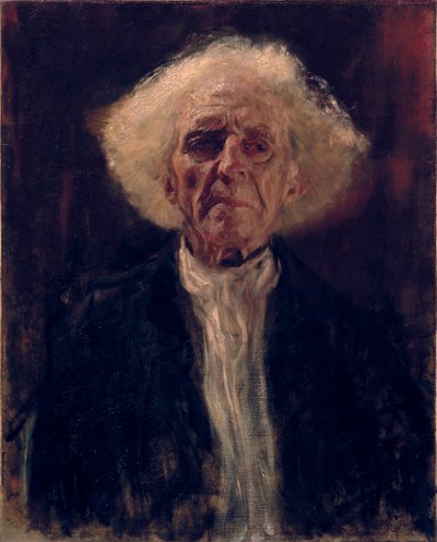 Hombre ciego - Pintura de Gustav Klimt (1862-1918), óleo sobre lienzo de Gustav Klimt