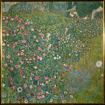 Paisaje de jardín italiano de Gustav Klimt