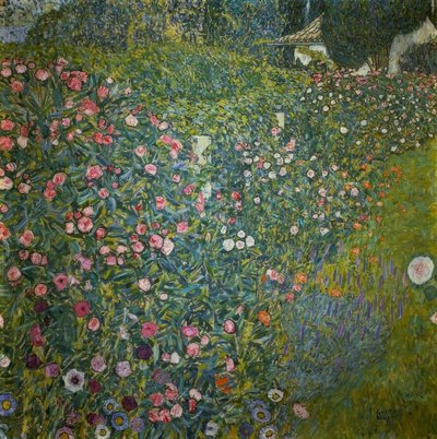 Paisaje de jardín italiano de Gustav Klimt