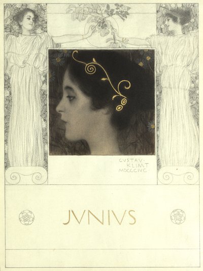 «Junius» (Base para: Gerlach y Schenk, Alegorías, nueva serie, n.º 53) de Gustav Klimt