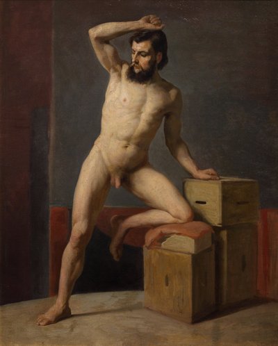 desnudo masculino de Gustav Klimt