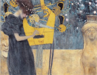 Música I, 1895 de Gustav Klimt
