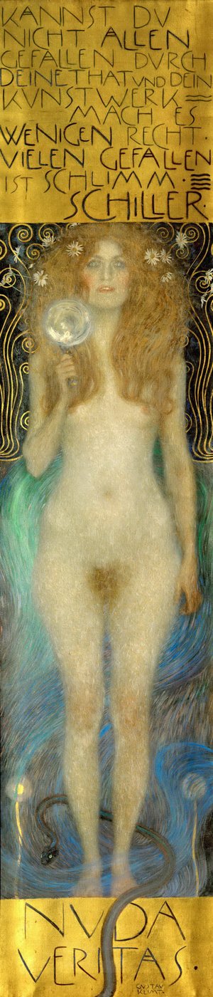 Nuda Veritas, 1899 de Gustav Klimt