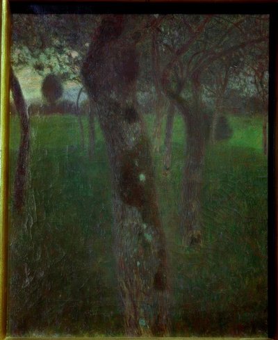 Huerto al atardecer de Gustav Klimt