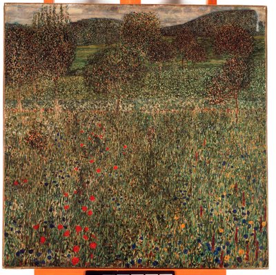Huerto, c.1905 (óleo sobre lienzo) de Gustav Klimt