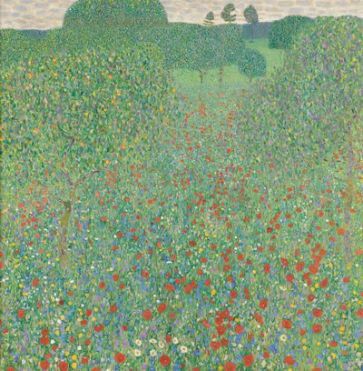 Campo de amapolas de Gustav Klimt