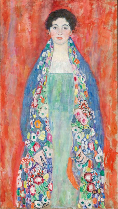 Retrato de Fräulein Lieser (Retrato de la señorita Lieser) de Gustav Klimt
