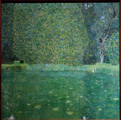 Estanque del castillo en Kammer am Attersee de Gustav Klimt