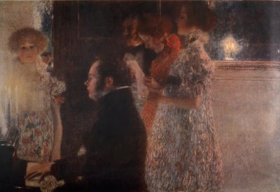 Schubert al piano de Gustav Klimt