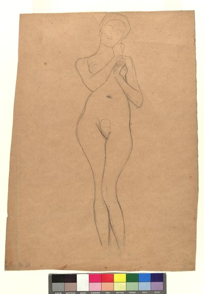 Stehender weiblicher Akt de Gustav Klimt