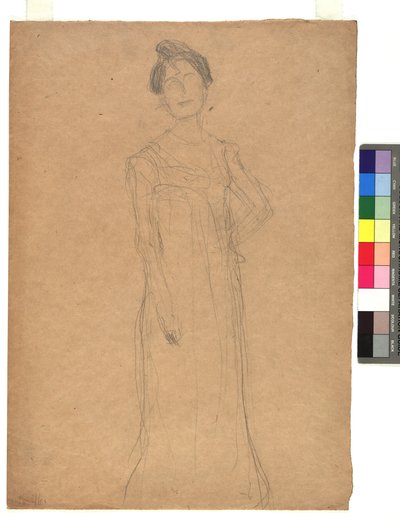 Studie zu einem Damenporträt de Gustav Klimt
