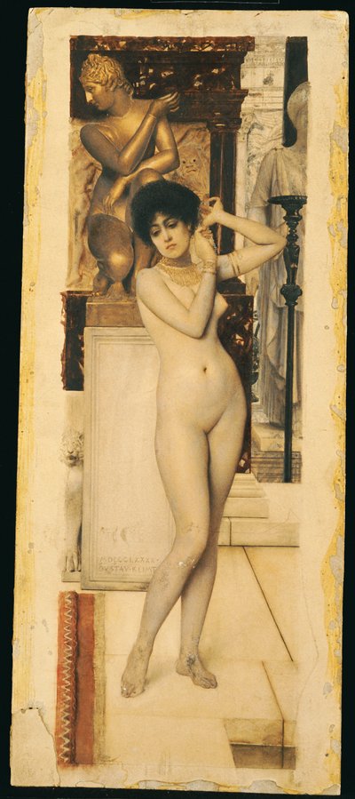 Estudio para "Alegoría de la Escultura" de Gustav Klimt