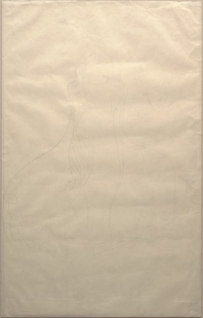Estudio para el vestido de Adele Bloch-Bauer, c.1903 de Gustav Klimt