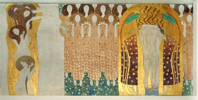Detalle del friso de Beethoven de Gustav Klimt