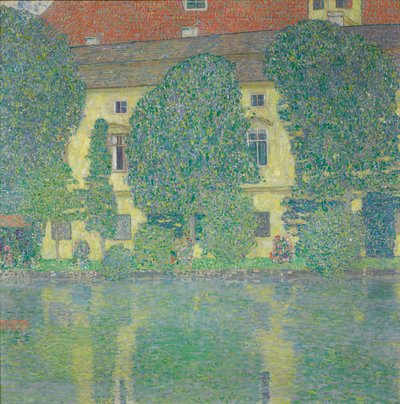El Schlosskammer en el Attersee III de Gustav Klimt