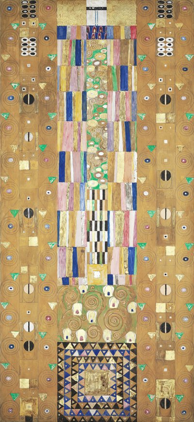 El Friso Stoclet, detalle: El Caballero, 1905-1909 de Gustav Klimt
