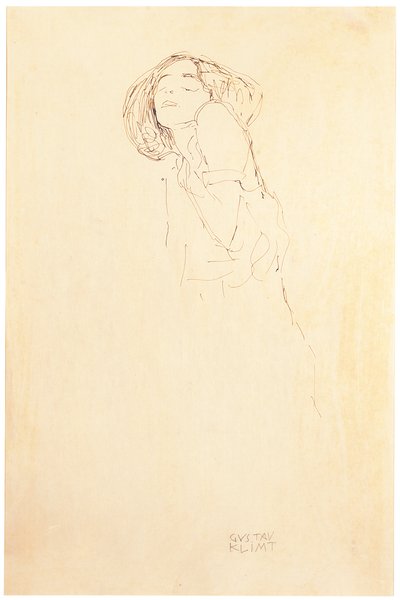Mujer desde la izquierda de Gustav Klimt