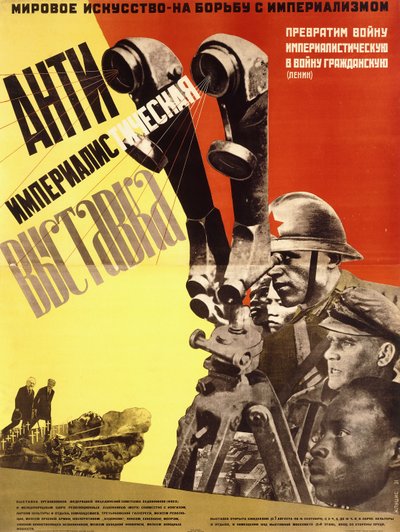 Póster para la Exposición Antiimperialista de Gustav Klucis