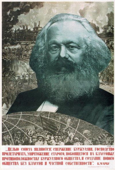 El objetivo de la Unión es un derrocamiento de... Karl Marx, 1933 de Gustav Klutsis