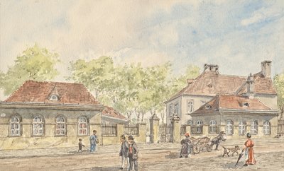 La Hohlweggasse en Viena Landstrasse de Gustav Korompay