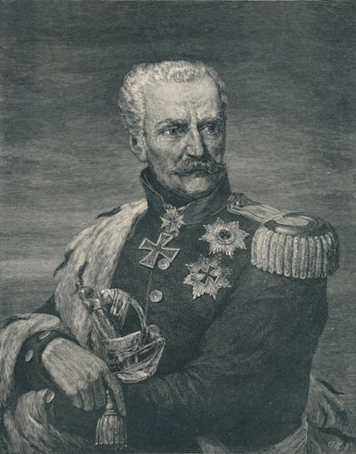 Gebhard Leberecht Von Blücher, Príncipe de Wahlstadt, c. 1815-1819, 1896 de Gustav Kruell